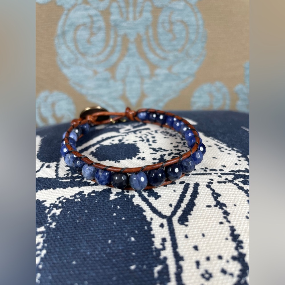 Stackable Sodalite Bead Bracelet - image 3